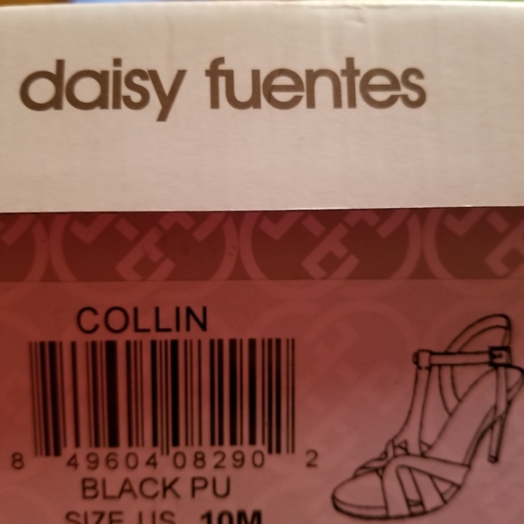 Womens Daisy Fuentes Black "Collin" Heels - Picture 3 of 8